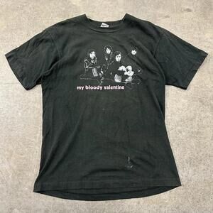 Vintage My Bloody Valentine Portrait Graphic Shirt Size Large